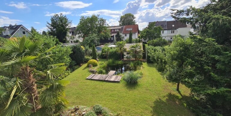 Ausblick in den Garten