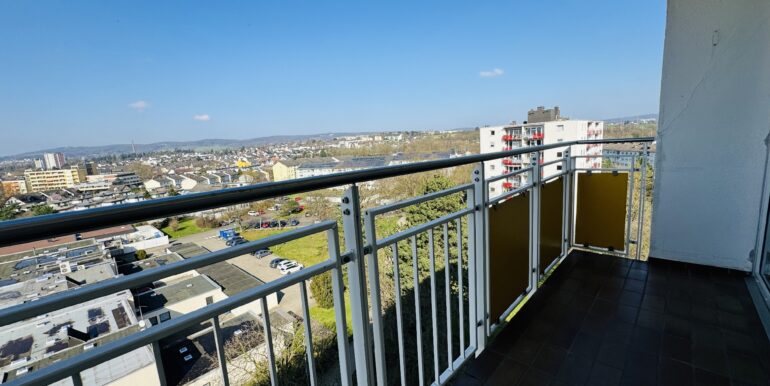 Balkon mit toller Fernsicht